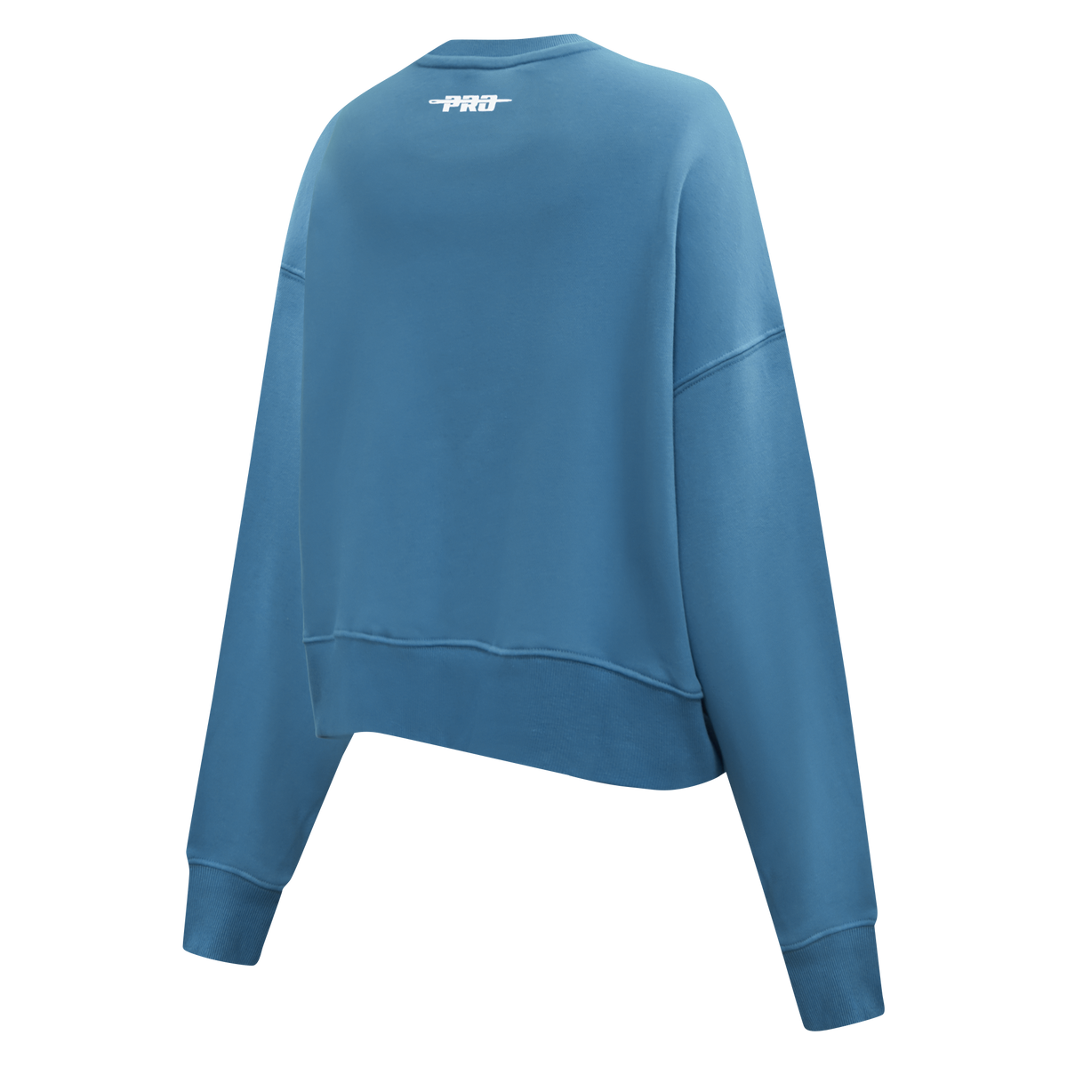 PRO STANDARD CLASSIC CHENILLE WHT LOGO WOMEN'S FLC CREWNECK (STEEL BLUE)
