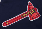 MLB ATLANTA BRAVES OLD ENGLISH MEN'S SJ TOP (MIDNIGHT NAVY)