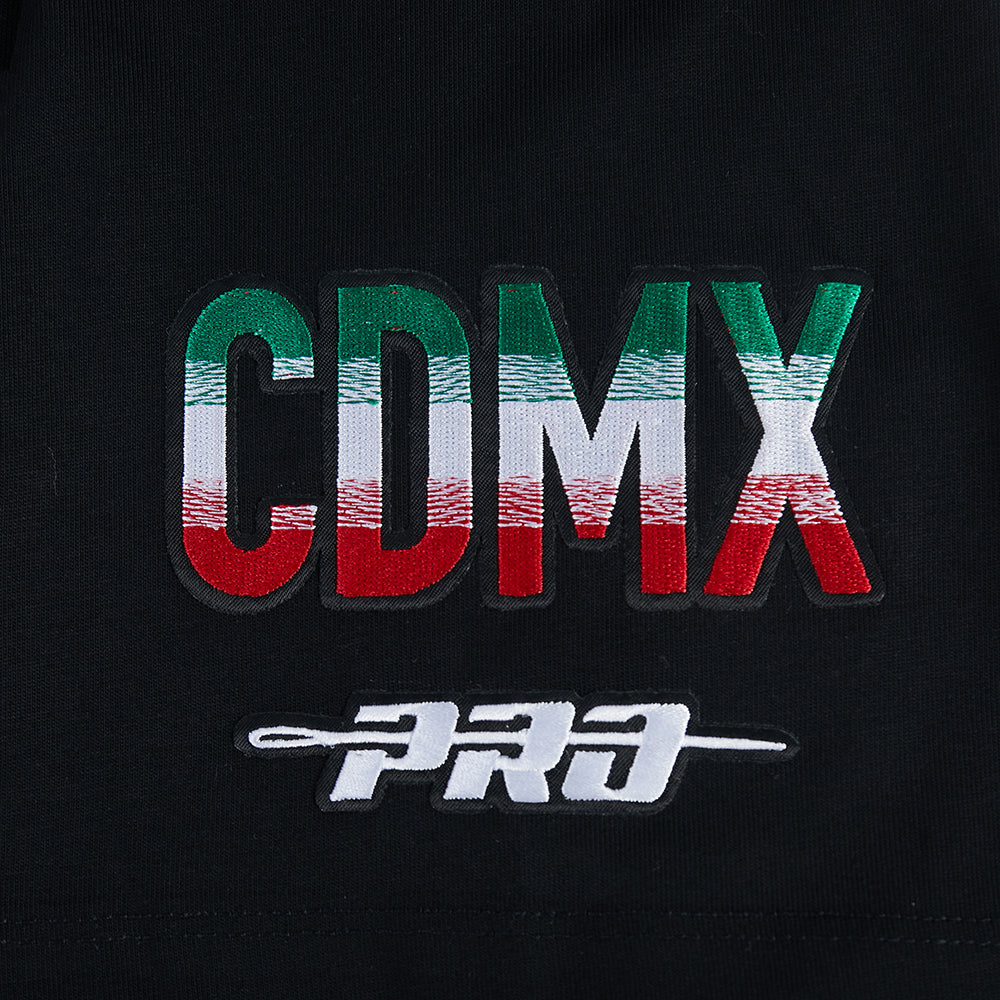 NBA NBA MEXICO CITY GAME 2025 T-SHIRT EN JERSEY DE COTON À ÉPAULES TOMBANTES POUR HOMME (NOIR)