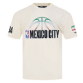 NBA NBA MEXICO CITY GAME 2025 T-SHIRT EN JERSEY DE COTON À ÉPAULES TOMBANTES POUR HOMME (COQUILLE D'ŒUF)