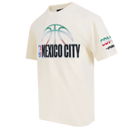 NBA NBA MEXICO CITY GAME 2025 T-SHIRT EN JERSEY DE COTON À ÉPAULES TOMBANTES POUR HOMME (COQUILLE D'ŒUF)