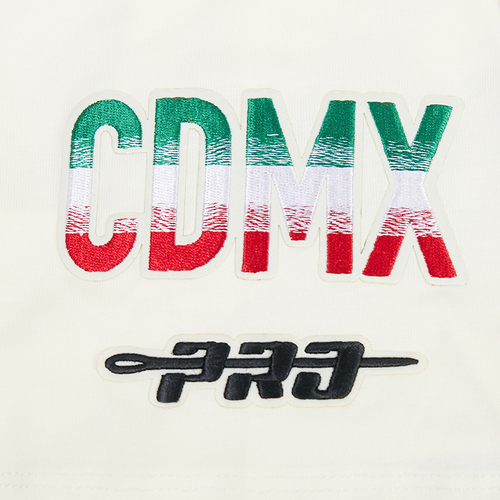 NBA NBA MEXICO CITY GAME 2025 T-SHIRT EN JERSEY DE COTON À ÉPAULES TOMBANTES POUR HOMME (COQUILLE D'ŒUF)