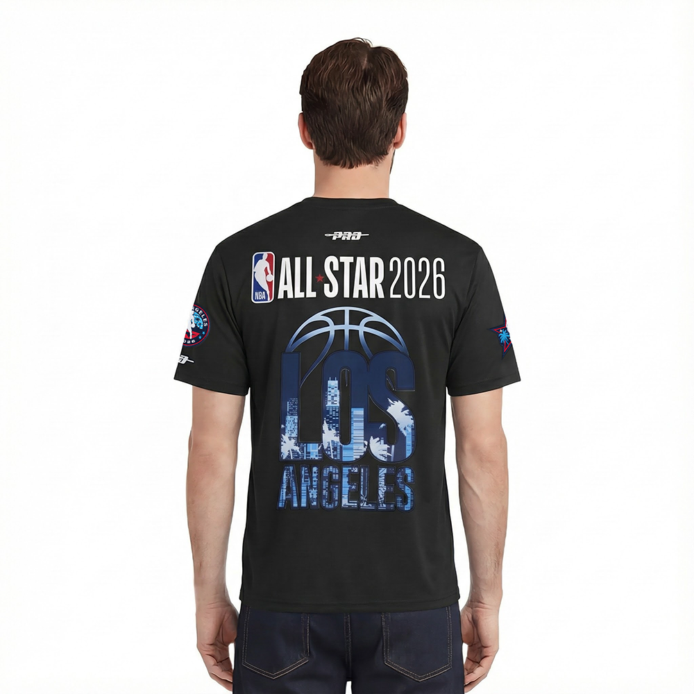 NBA ALL STAR 2026 MEN'S CJ DROP SHOULDER TEE (BLACK)