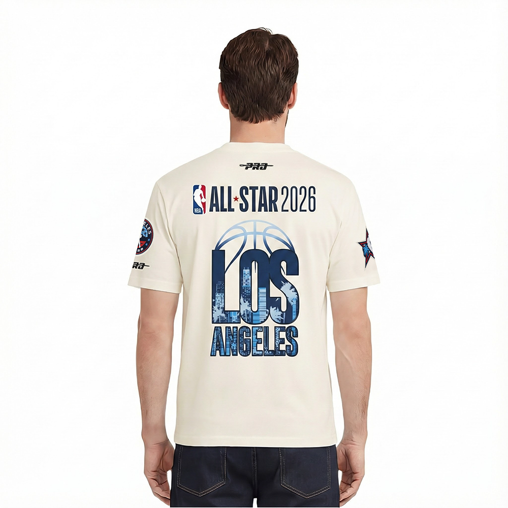 NBA ALL STAR 2026 MEN'S CJ DROP SHOULDER TEE (EGGSHELL)