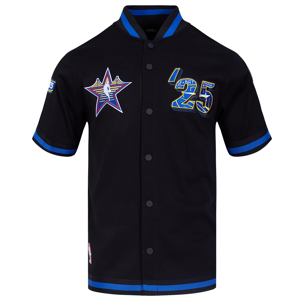 NBA ALL STAR 2025 PRO SS DOUBLE KNIT JACKET  (BLACK/ROYAL BLUE/BLACK)