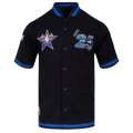 NBA ALL STAR 2025 PRO SS DOUBLE KNIT JACKET  (BLACK/ROYAL BLUE/BLACK)