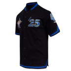 NBA ALL STAR 2025 PRO SS DOUBLE KNIT JACKET  (BLACK/ROYAL BLUE/BLACK)