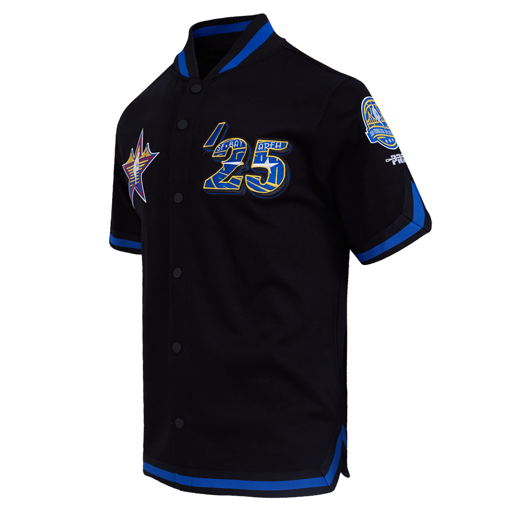 NBA ALL STAR 2025 PRO SS DOUBLE KNIT JACKET  (BLACK/ROYAL BLUE/BLACK)