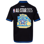 NBA ALL STAR 2025 PRO SS DOUBLE KNIT JACKET  (BLACK/ROYAL BLUE/BLACK)