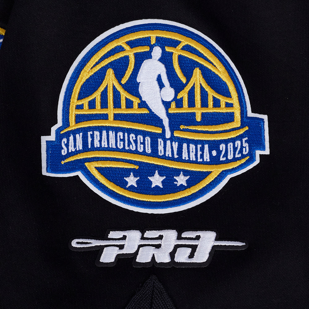 NBA ALL STAR 2025 PRO SS DOUBLE KNIT JACKET  (BLACK/ROYAL BLUE/BLACK)