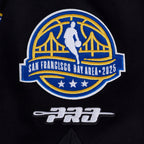 NBA ALL STAR 2025 PRO SS DOUBLE KNIT JACKET  (BLACK/ROYAL BLUE/BLACK)