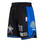 NBA ALL STAR SHORT EN MAILLE DOUBLE 2.0 2025 POUR HOMME (NOIR/BLEU ROYAL/NOIR)