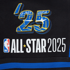 NBA ALL STAR SHORT EN MAILLE DOUBLE 2.0 2025 POUR HOMME (NOIR/BLEU ROYAL/NOIR)