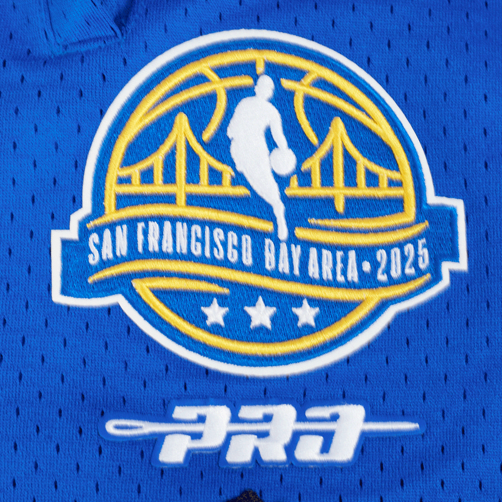 NBA ALL STAR SHORT EN MAILLE DOUBLE 2.0 2025 POUR HOMME (NOIR/BLEU ROYAL/NOIR)