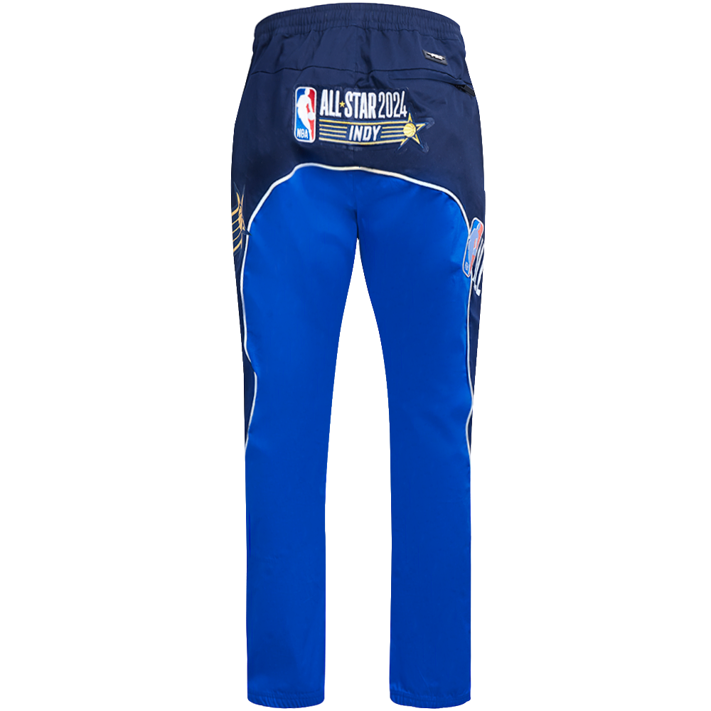 NBA ALL STAR PANTALON EN SERGÉ MATCH 2024 POUR HOMME (MARINE MINUIT/BLEU ROYAL)