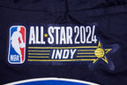 NBA ALL STAR PANTALON EN SERGÉ MATCH 2024 POUR HOMME (MARINE MINUIT/BLEU ROYAL)