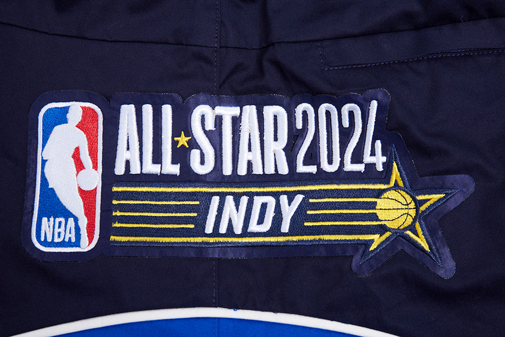 NBA ALL STAR PANTALON EN SERGÉ MATCH 2024 POUR HOMME (MARINE MINUIT/BLEU ROYAL)
