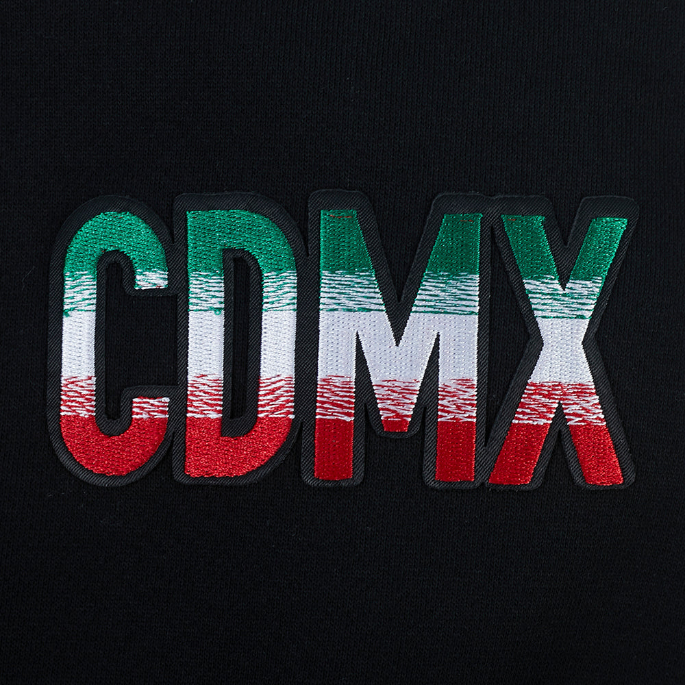 NBA NBA MEXICO CITY GAME 2025 MEN'S DROP SHOULDER FLC PO HOODIE (BLACK)