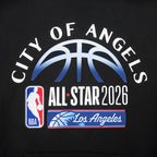 NBA ALL STAR 2026 MEN'S DROP SHOULDER FLC PO HOODIE (BLACK)