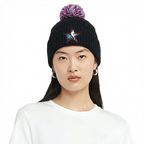 NBA ALL STAR 2026 UNLINED PRO BEANIE POM CUFFED (BLACK)