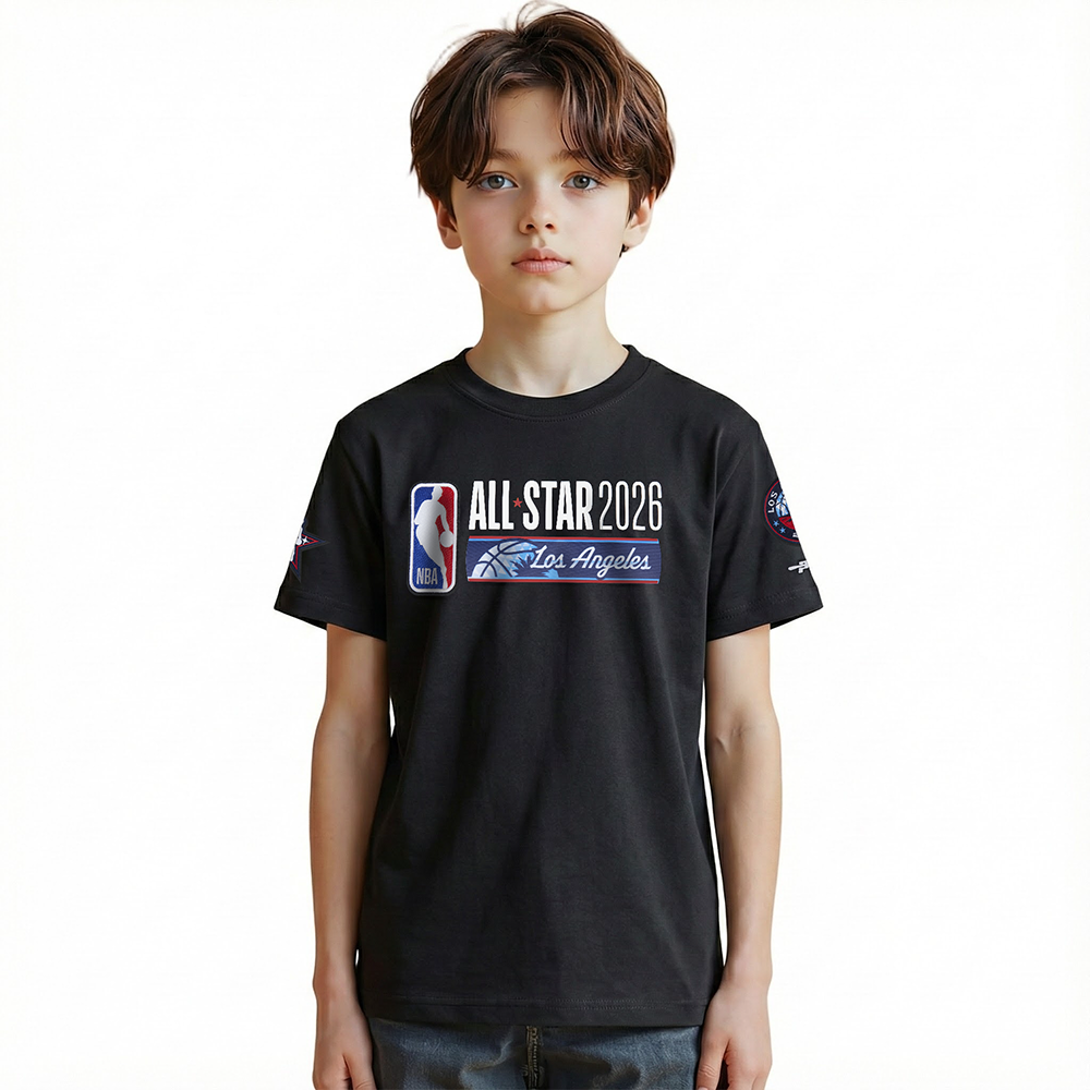 NBA ALL STAR 2026 BIG BOY'S SS TEE (BLACK)