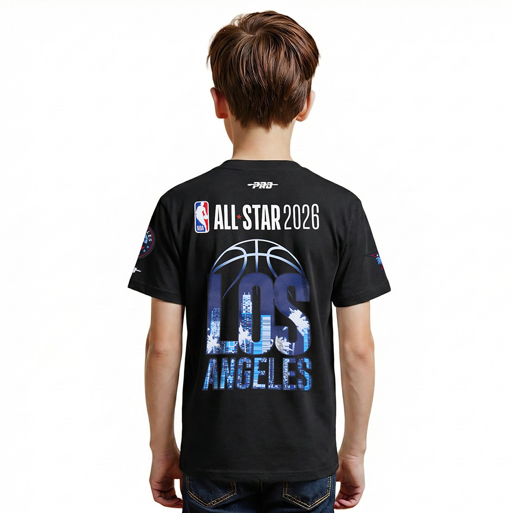 NBA ALL STAR 2026 BIG BOYS SS TEE (BLACK)