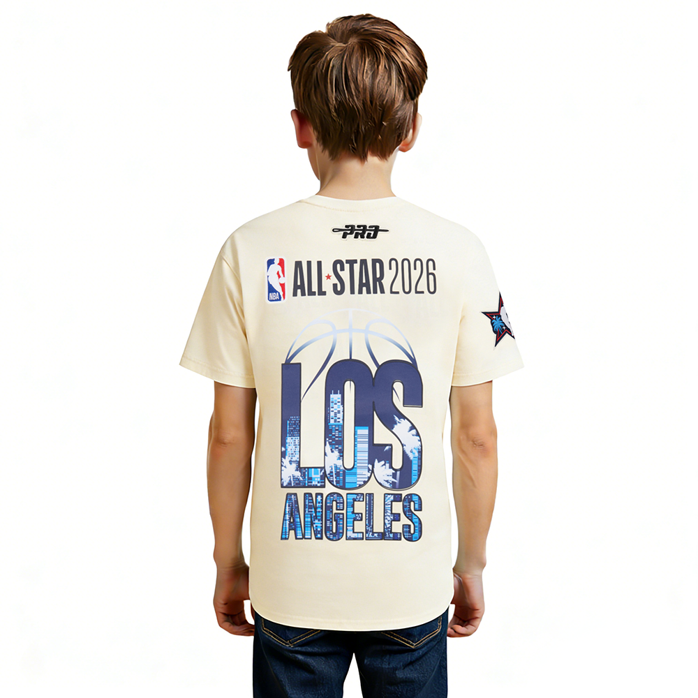 NBA ALL STAR 2026 BIG BOYS SS TEE (EGGSHELL)