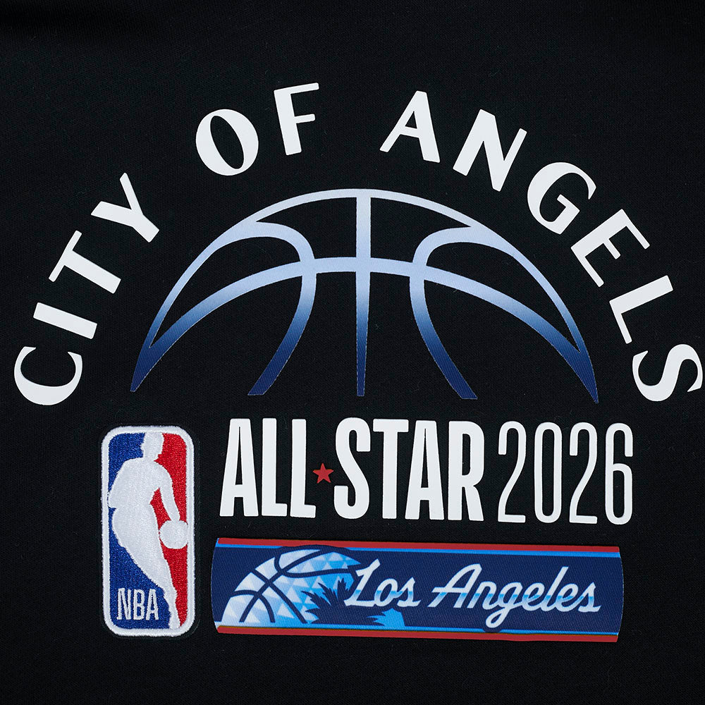 NBA ALL STAR 2026 BIG BOY'S FLEECE PO HOODIE (BLACK)