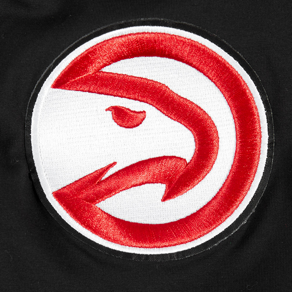 NBA ATLANTA HAWKS UNDER THE LIGHTS T-SHIRT EN JERSEY SIMPLE POUR HOMME (NOIR)