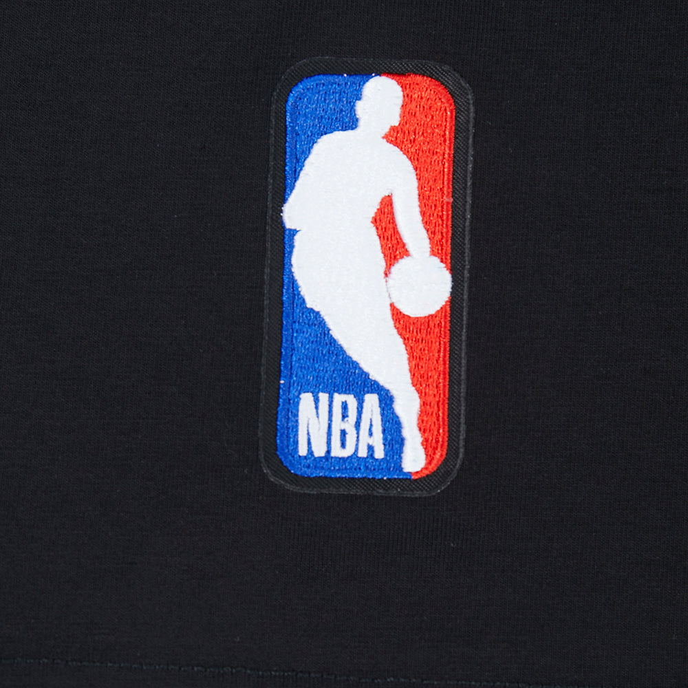 NBA ATLANTA HAWKS SOUVENIR T-SHIRT EN JERSEY SIMPLE POUR HOMME (NOIR)