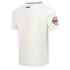NBA ATLANTA HAWKS MODERN ORIGINALS MEN'S RINGER TEE (EGGSHELL/ BLACK)