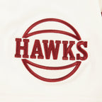 NBA ATLANTA HAWKS MODERN ORIGINALS MEN'S RINGER TEE (EGGSHELL/ BLACK)