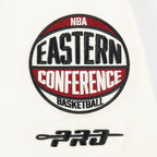 NBA ATLANTA HAWKS MODERN ORIGINALS MEN'S RINGER TEE (EGGSHELL/ BLACK)