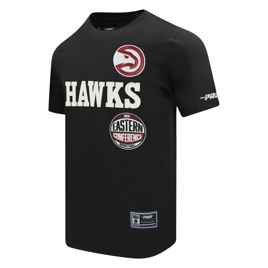 NBA ATLANTA HAWKS MODERN ORIGINALS MEN'S SJ TEE (BLACK)