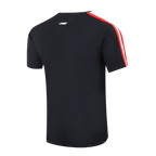 NBA ATLANTA HAWKS RETRO CLASSIC MEN'S STRIPED TEE (BLACK/RED)