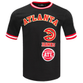 NBA ATLANTA HAWKS RETRO CLASSIC MEN'S TEE (BLACK/RED)