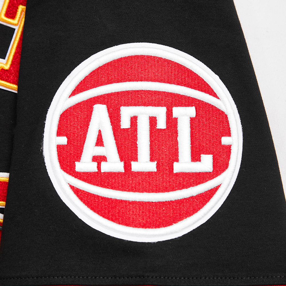 NBA ATLANTA HAWKS RETRO CLASSIC MEN'S TEE (BLACK/RED)
