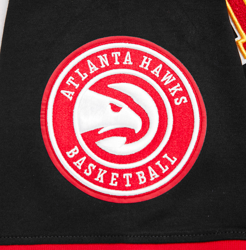 NBA ATLANTA HAWKS RETRO CLASSIC MEN'S TEE (BLACK/RED)
