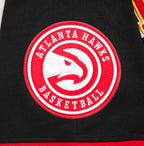 NBA ATLANTA HAWKS RETRO CLASSIC MEN'S TEE (BLACK/RED)