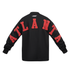 NBA ATLANTA HAWKS WINGSPAN MEN'S DROP SHOULDER LONG SLEEVE TEE (BLACK)