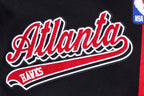 NBA ATLANTA HAWKS SCRIPT TAIL MEN'S DOUBLE KNIT 2.0 SHORT (BLACK/RED)