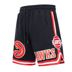 NBA ATLANTA HAWKS CLASSIC CHENILLE MEN'S SHORT (BLACK)