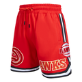 NBA ATLANTA HAWKS CLASSIC CHENILLE MEN'S DK SHORT (RED)