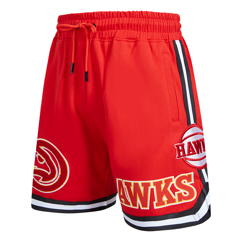 NBA ATLANTA HAWKS CLASSIC CHENILLE MEN'S DK SHORT (RED)
