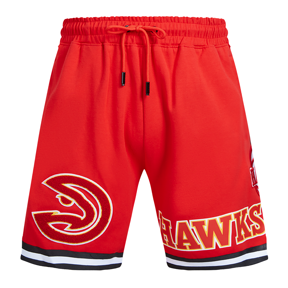 NBA ATLANTA HAWKS CLASSIC CHENILLE MEN'S DK SHORT (RED)