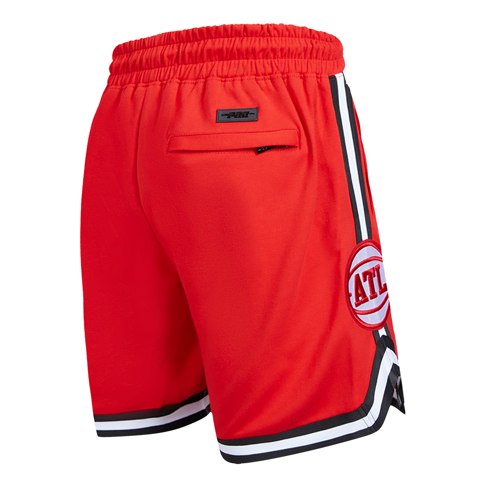 NBA ATLANTA HAWKS CLASSIC CHENILLE MEN'S DK SHORT (RED)