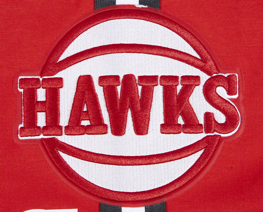 NBA ATLANTA HAWKS CLASSIC CHENILLE MEN'S DK SHORT (RED)
