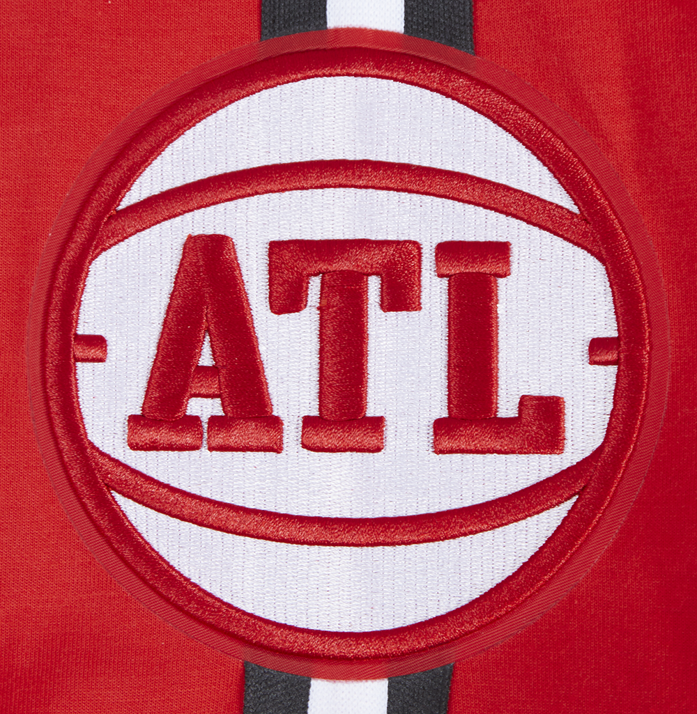 NBA ATLANTA HAWKS CLASSIC CHENILLE MEN'S DK SHORT (RED)