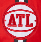 NBA ATLANTA HAWKS CLASSIC CHENILLE MEN'S DK SHORT (RED)