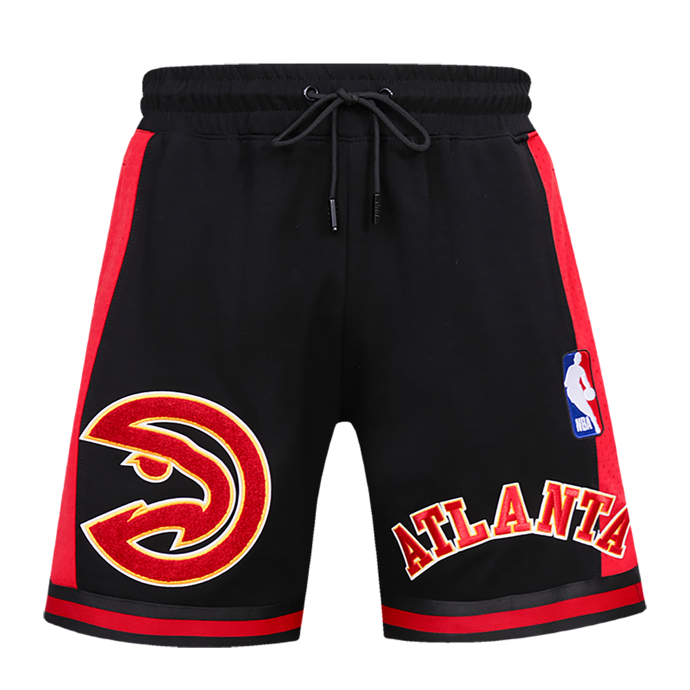NBA ATLANTA HAWKS RETRO CLASSIC SHORT 2.0 POUR HOMME (NOIR/ROUGE/NOIR)